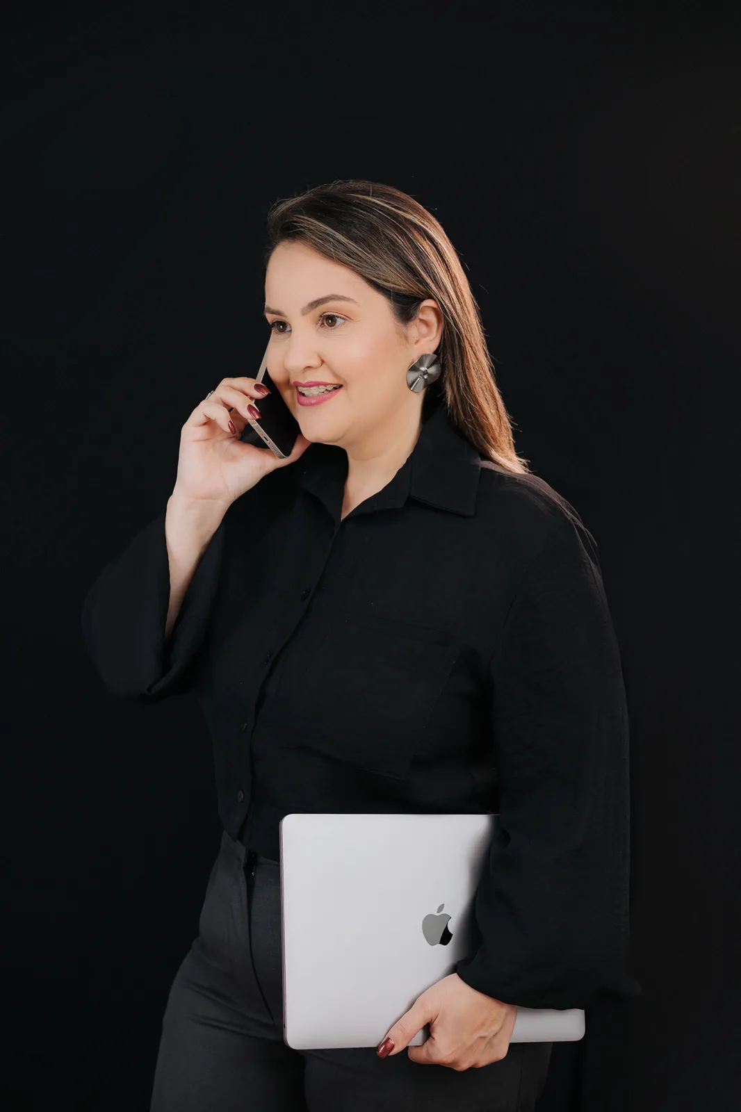 Niliâne Gomes em atendimento